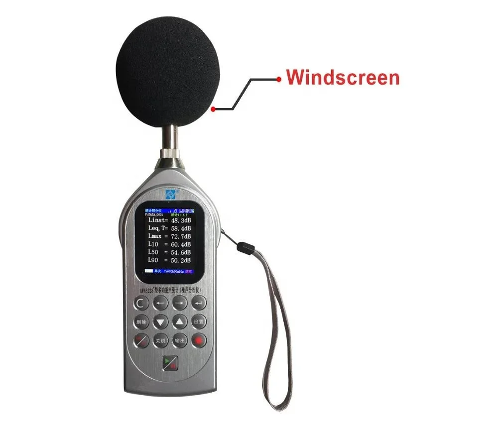 Noise monitor  sound measuring testing equipment AWA6228+ db measuring device noise level indicator Noise Volume Measuring