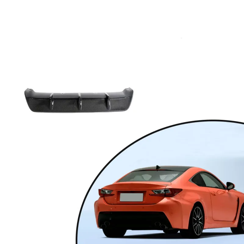 For Lexus RC-F Carbon Fiber Rear Bumper Lip Spoiler Car Accessories