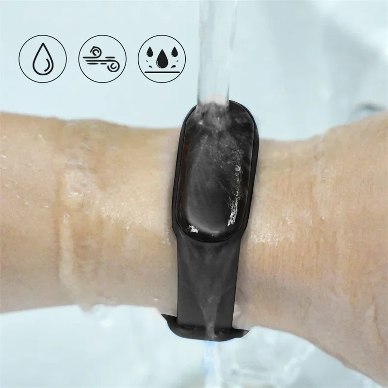 Sportowy pasek do Xiaomi Mi Band 5 4 3 6 7 silikonowa opaska na rękę bransoletka zamiennik do opaska Xiaomi 4 5 6 7 nfc kolorowy pasek na nadgarstek