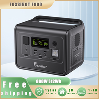 Fossibot F800 Portable Power Station 800W Solar Generator 512Wh LiFePO4 Battery Home Backup Outdoor Camping Mobile power