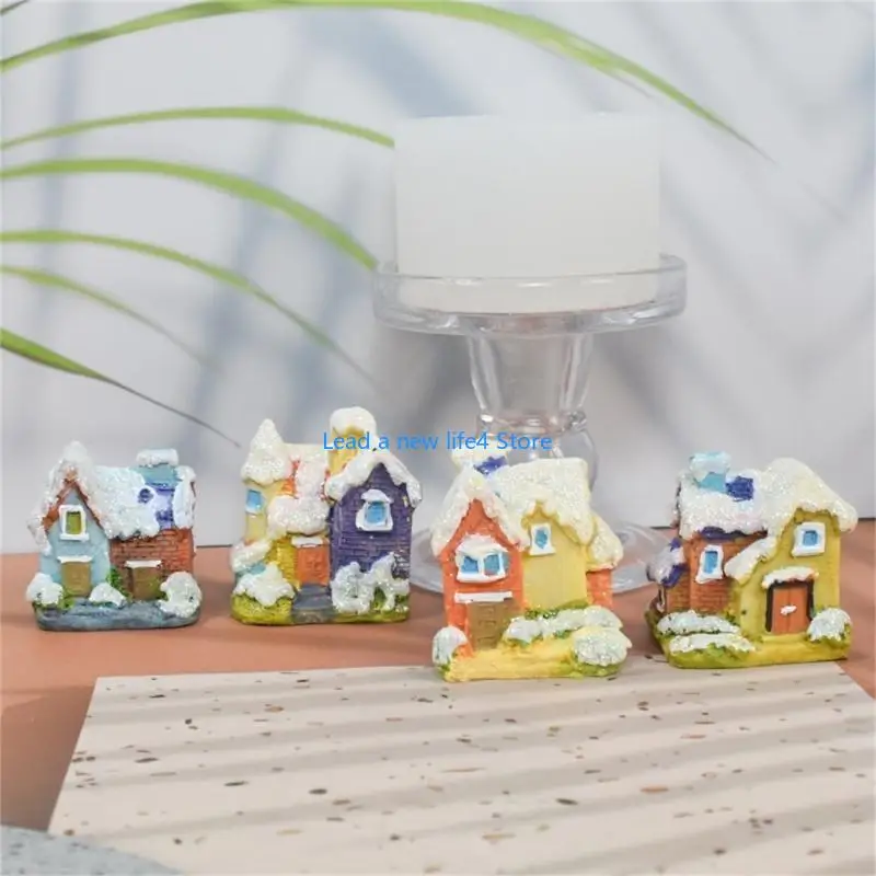 Y55e cetakan silikon rumah kecil ornamen ornamen cetakan cetakan resin cetakan