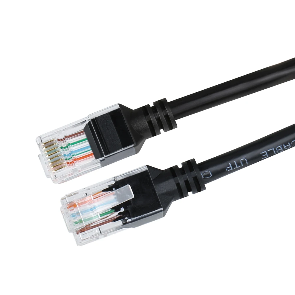 Techage 10M 20M 30M 50M สำหรับอุปกรณ์เสริม Cat5 Ethernet เครือข่ายกันน้ำกลางแจ้งสายกล้องวงจรปิดเครือข่ายสาย Lan สำหรับระบบกล้อง IP