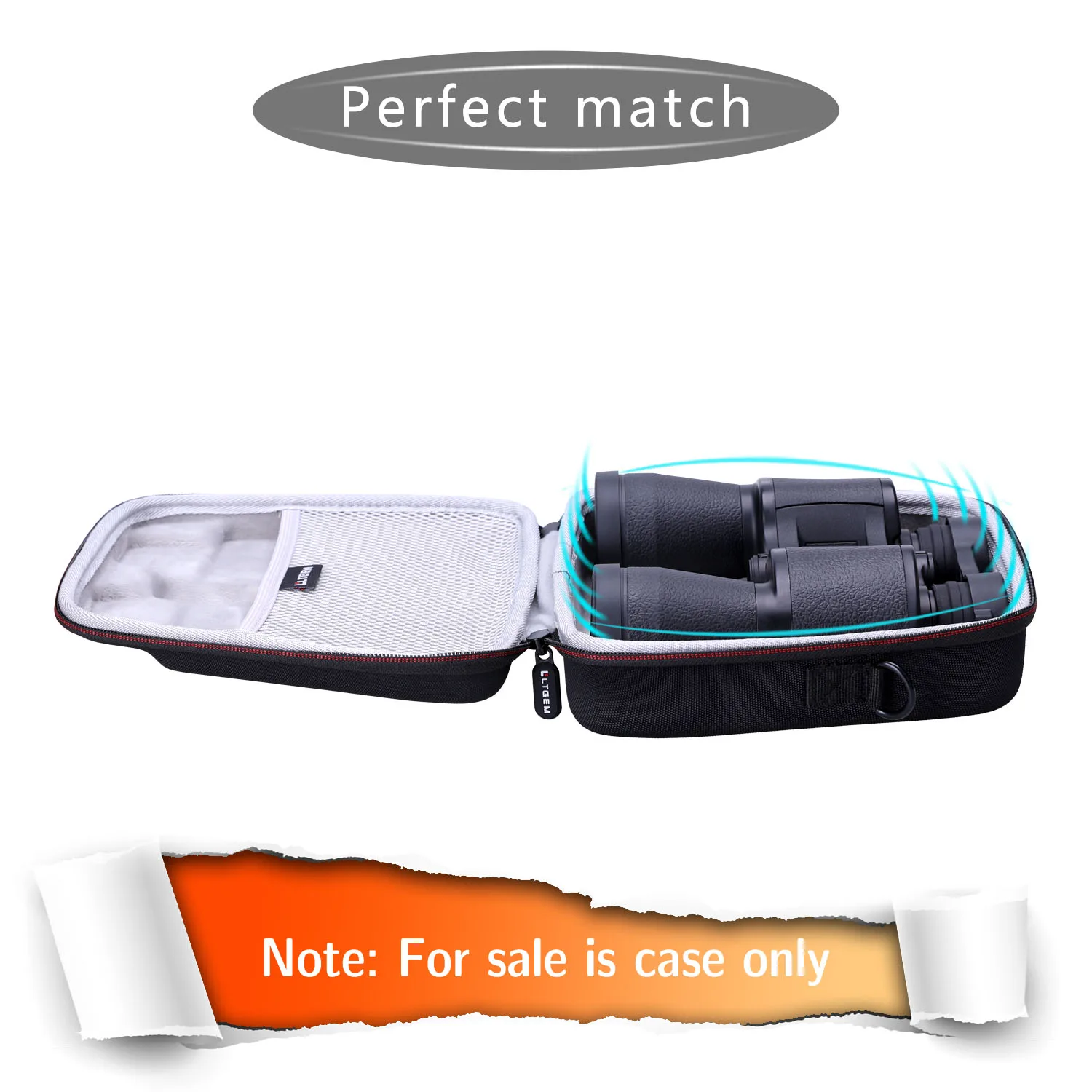 EVA Hard Case for TQYUIT or FONSAWA Binoculars 20x50, BAK4 Prism FMC Lens Binoculars Protective Carrying Storage Bag(only case!)