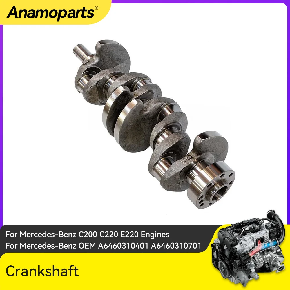 Crankshaft for Mercedes-Benz C200 C220 E220 Sprinter Vito Om646 Om611 2.2 Cdi Engines