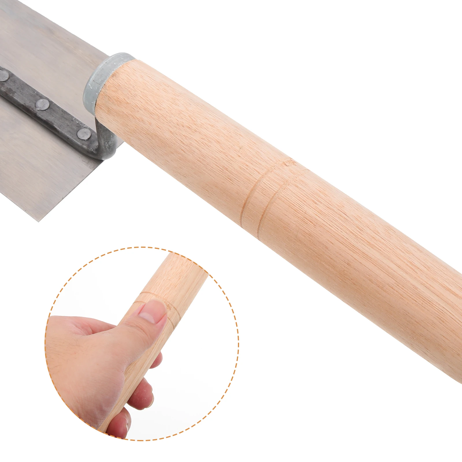 

5pcs Masonry Trowel Finishing Trowel Concrete Cement Stainless Steel Blade Wooden Handle Shaping Leveling Spatula Heavy Duty