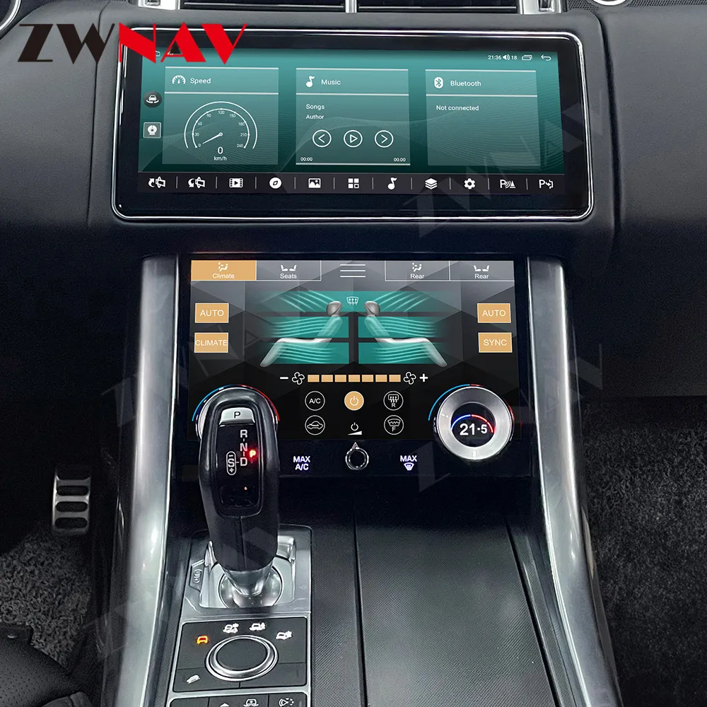 2025 Newest Digital A/C Heater Panel Air Conditioning Screen For Land Rover Sport 2014-2017 LCD 10