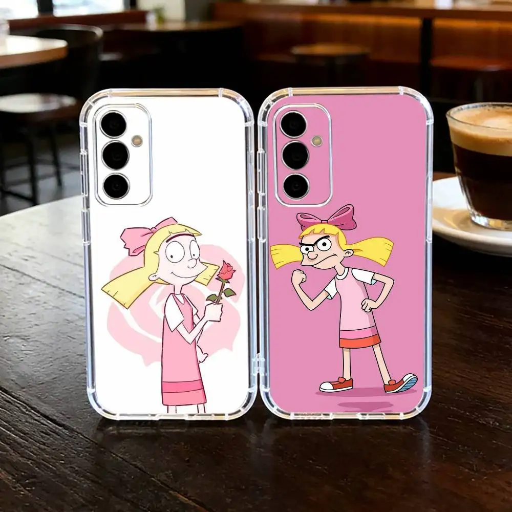 Hey Arnold   Phone Case For SamsungA10,12,20,21S,30,31,40,50,51,52,70,71 Transparent Cover