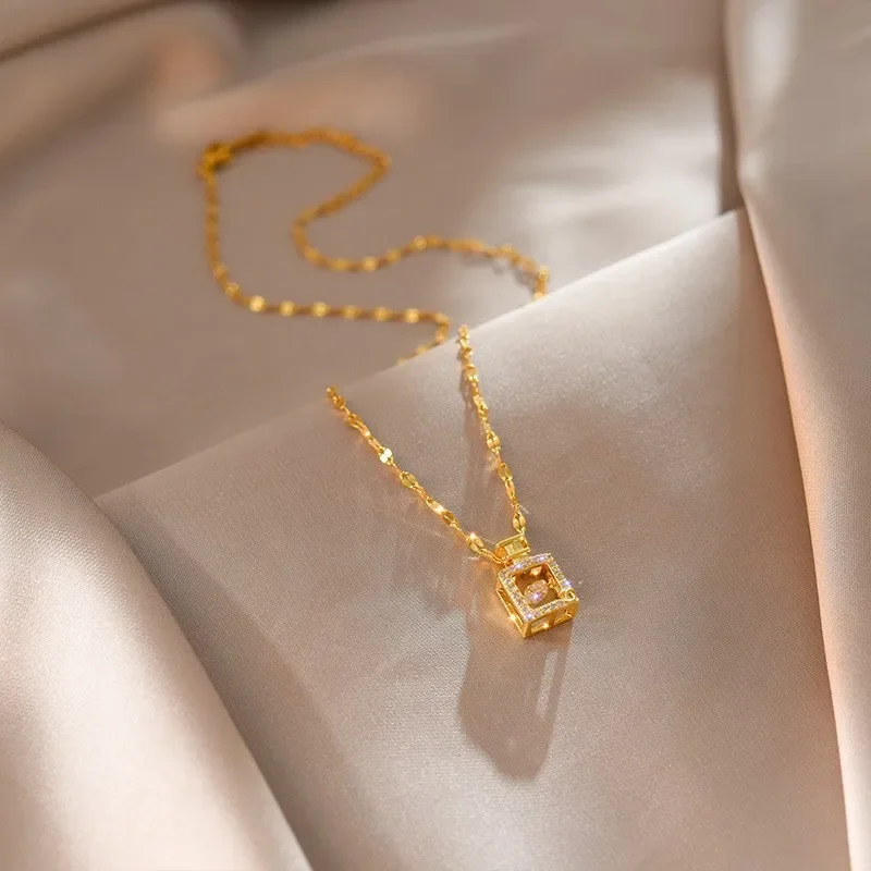 Новое модное, индивидуальное, простое и знаменитое в Интернете ожерелье с подвеской для женщин 9527