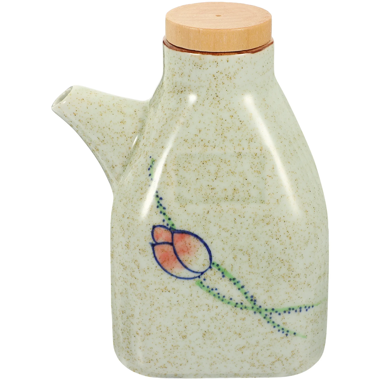 

Ceramic Soy Sauce Container Home Kitchen Vinegar Oil Dispenser Bottle Lid Cooking Condiment Storage Jar Ceramic Oil Dispenser
