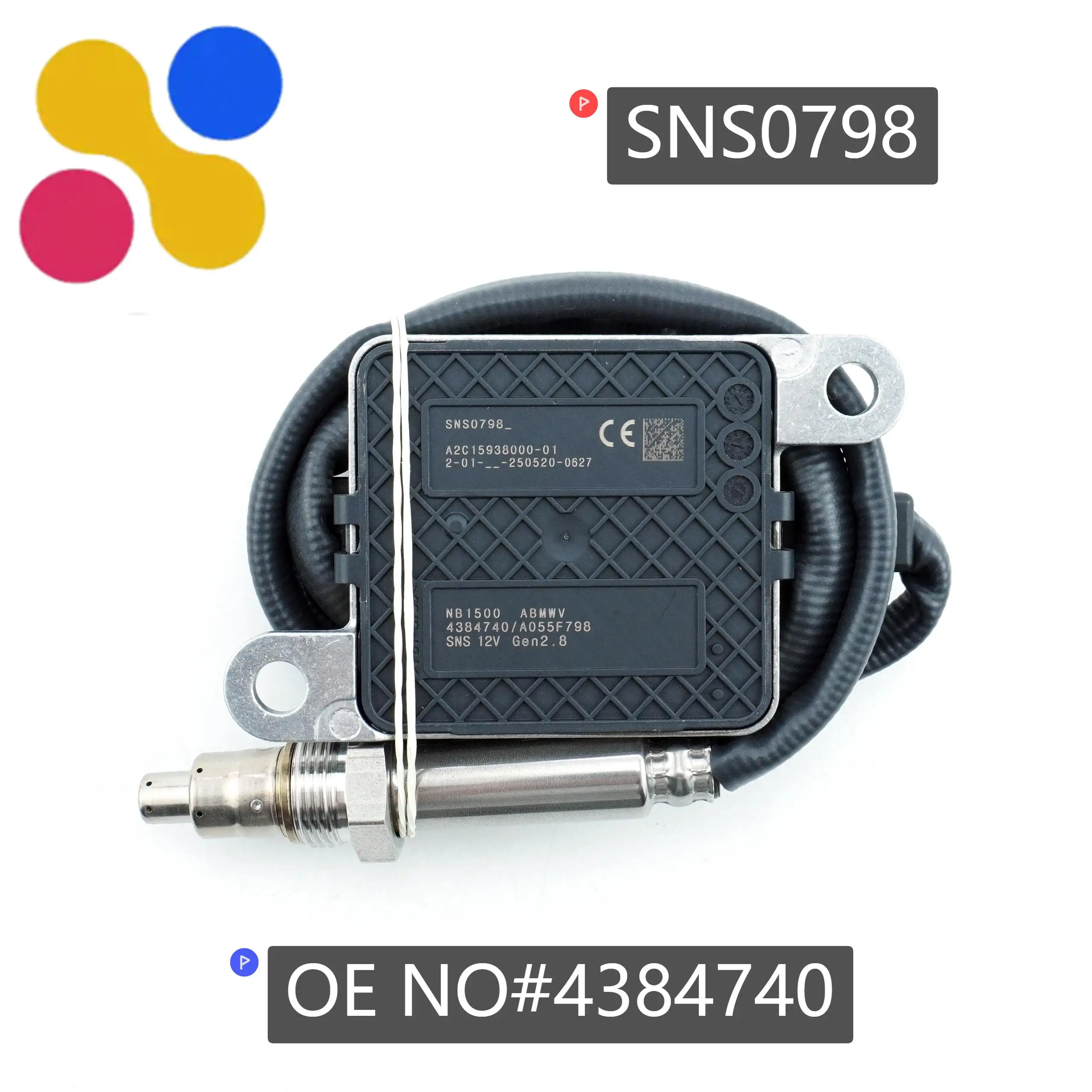 

4384740 SNS0798 A055F798 NOX Датчик Высокопроизводительный датчик оксида азота для Cummins Автозапчасть SNS0798 A2C15938000-01