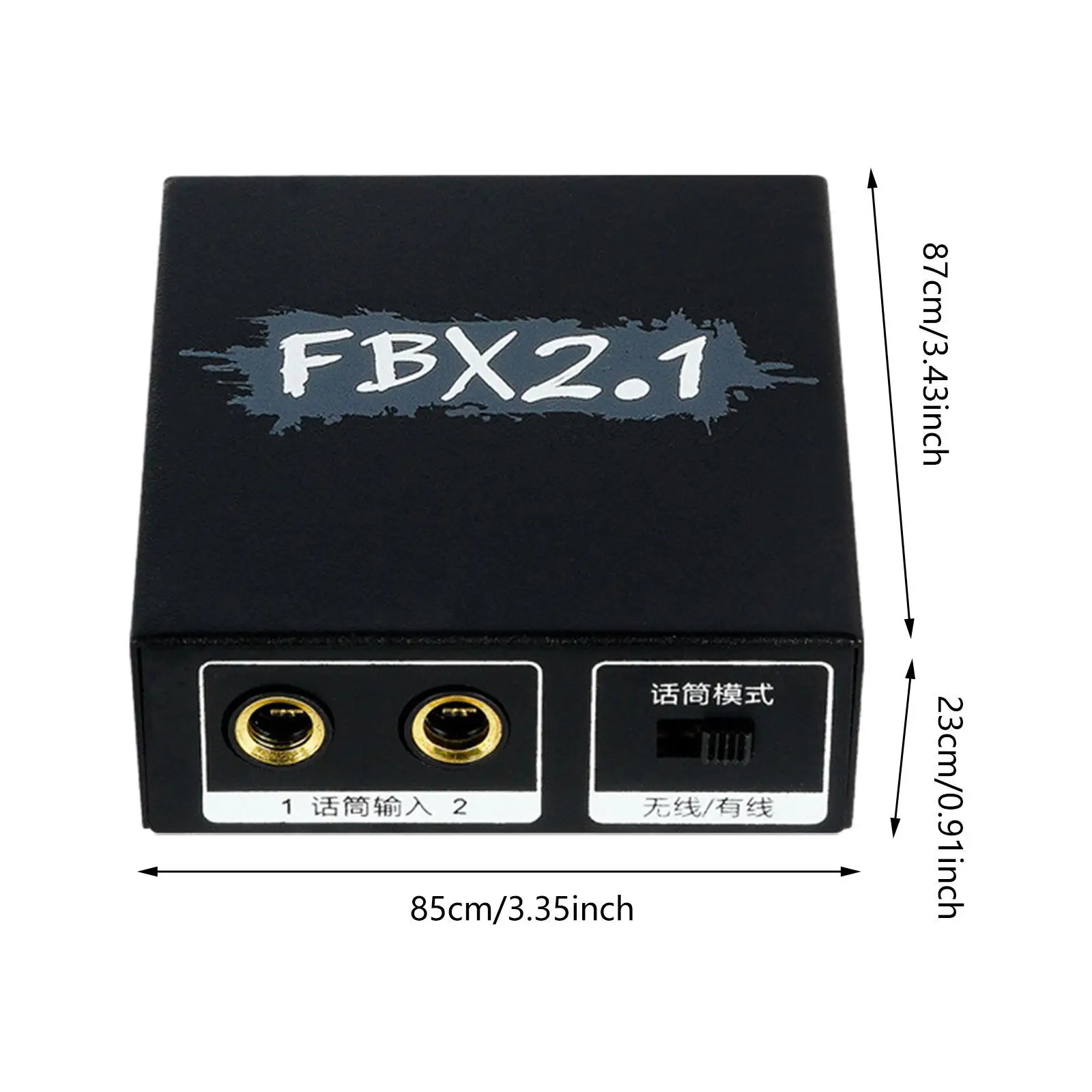 Supressor de feedback Fbx2.1 de 2 canais para performance de karaokê doméstico em palco