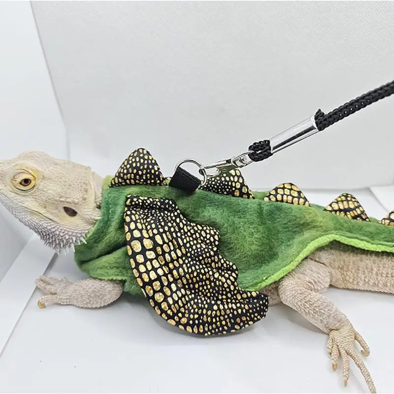 Lizard Traction Rope Reptile Bearded Dragon Harness Leash Cosplay Props Halloween Costume For Lizards Rabbits Other Pet Supplies