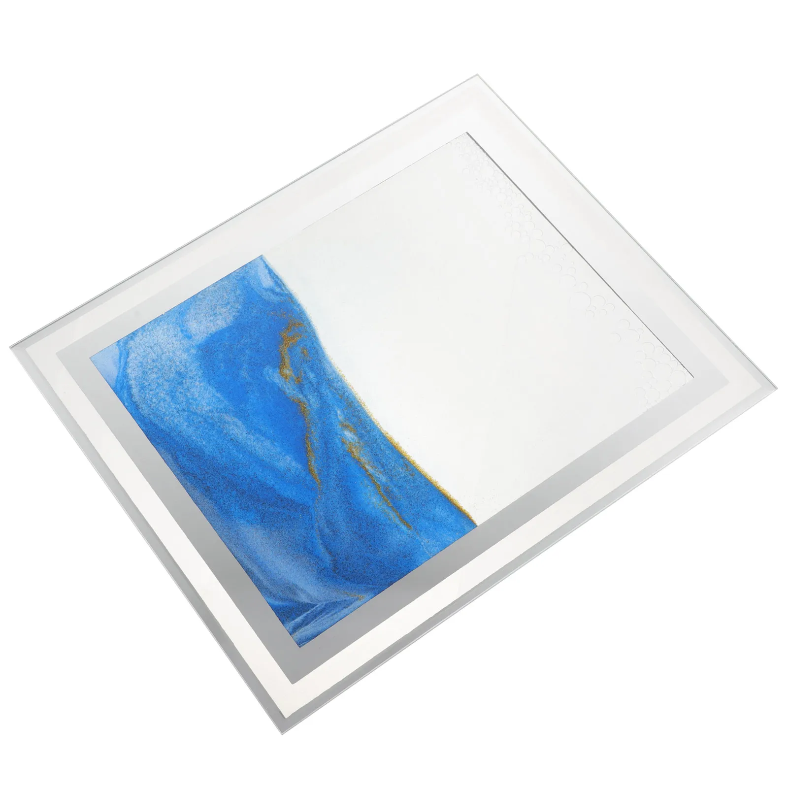 3D Drijfzand Schilderij Zandloper Ornament Desktop Decor Voor Office Home Stress Relief Transparante Basis Zand Art