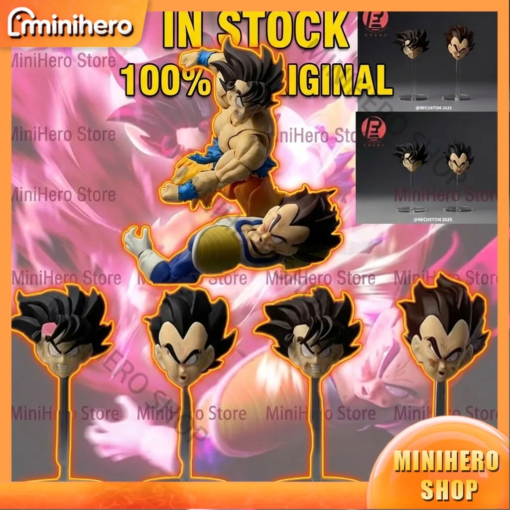 

Коллекционная фигурка Dragon Ball Super Saiyan Son Goku Vegeta с поврежденной головой (аксессуар) – игрушка-подарок