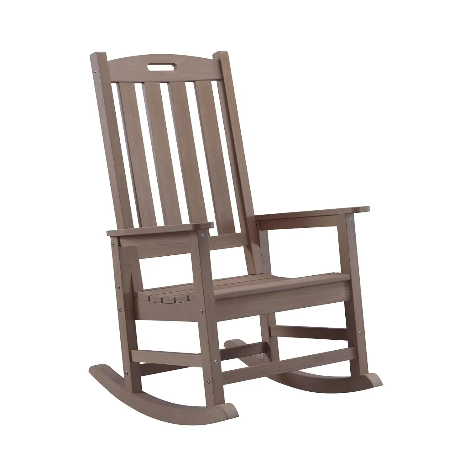 

Oversized Outdoor Rocking Chair, with 21" Wide Seat and 32" Tall Backrest, Pre-Assembled with Most Components for, Customized