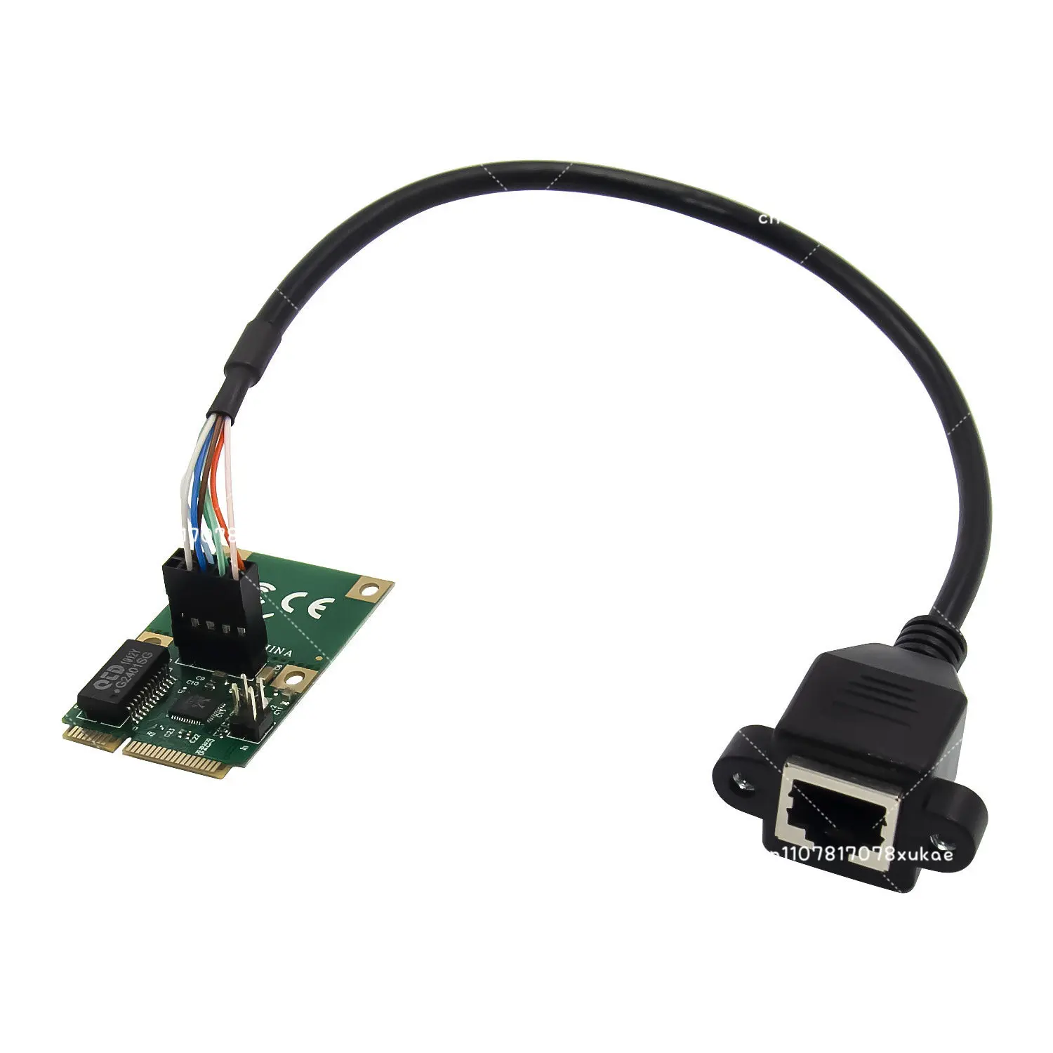 Mini PCIe MPCIE To RJ45 1000M Gigabit Network Interface Card 8111F Chip, Support Aikuai