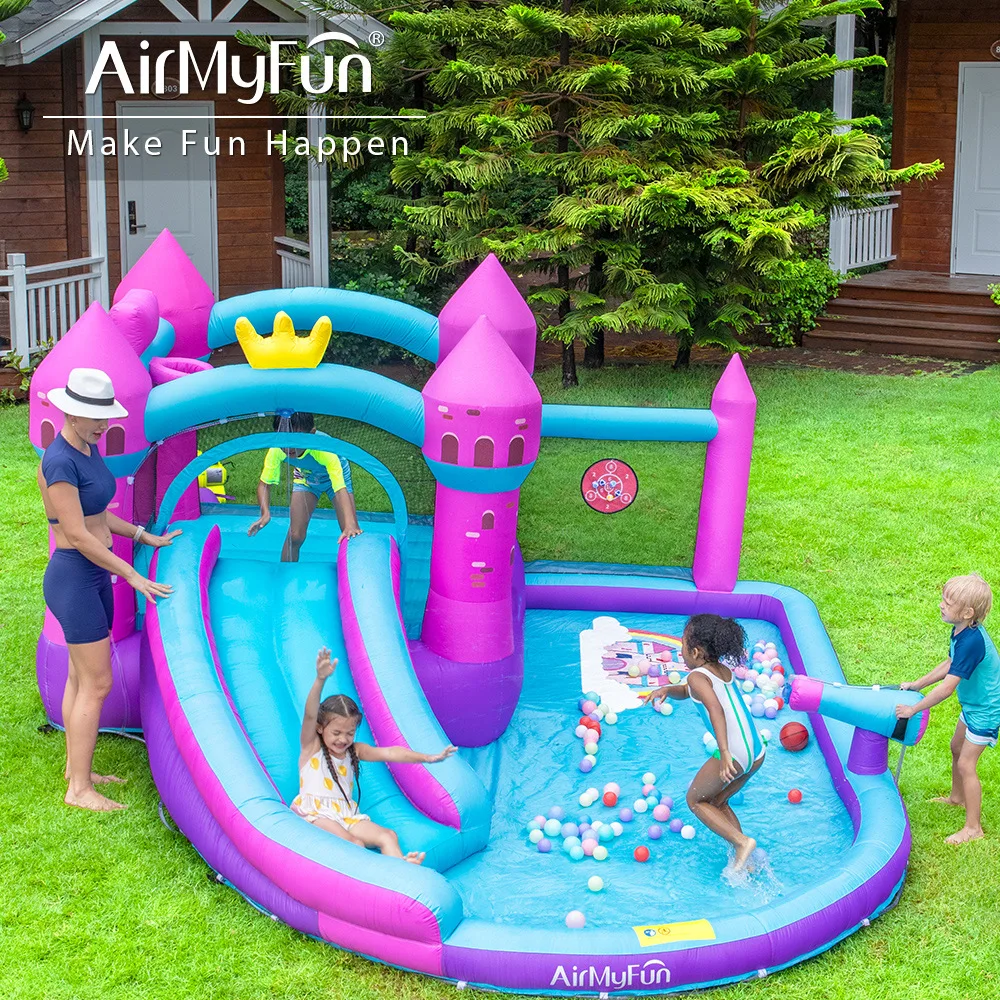 

AMF bouncy castle for kids inflatable bounce house for children jumping castle with blower air pump indoor outdoor toys