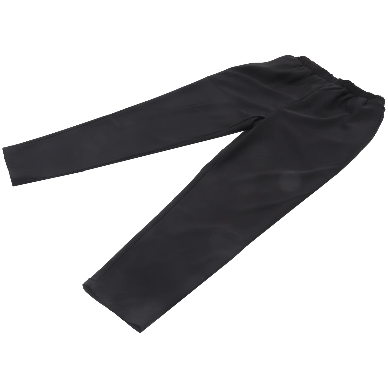 A Pair of Chef's Workwear Durable Trousers Breathable Material Chef Pants - Size S (Black)