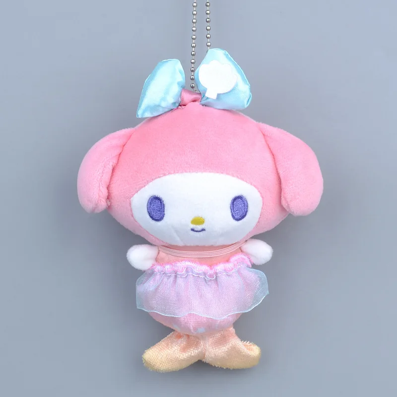 Kawaii Sanrio Kuromi Cinnamoroll Zeemeermin Cartoon My Melody Knuffels Rugzak Hanger Sleutelhanger Meisjes Verjaardag Creatieve Geschenken