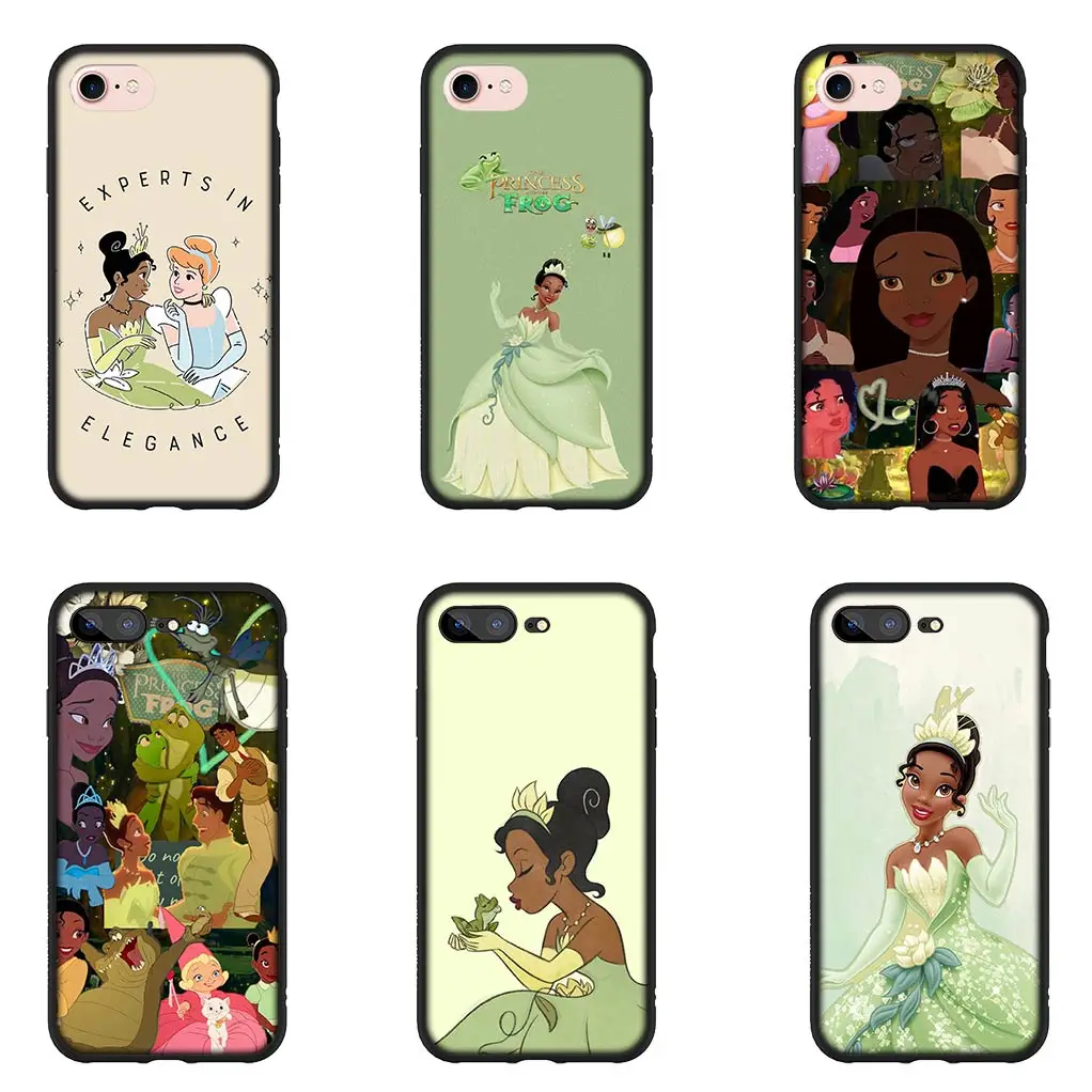 Tiana Princess And the Frog Flexible Phone Cover Case for Apple iPhone 15 14 Plus 13 12 Mini Pro Max + 13Pro 14+ 15+ Soft Coque