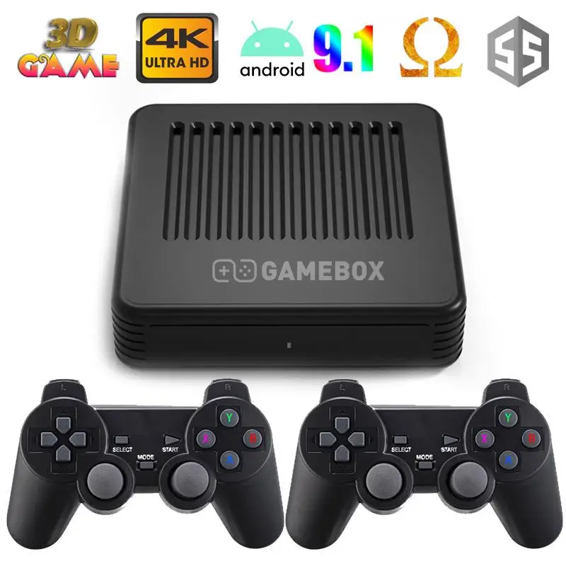 AAA+ Retro Video Game Console G11 Android9.0 Emuelec4.5 Dual System TV Box 905X3 Chips 4K HD Output 50Simulators 25000Games Kid