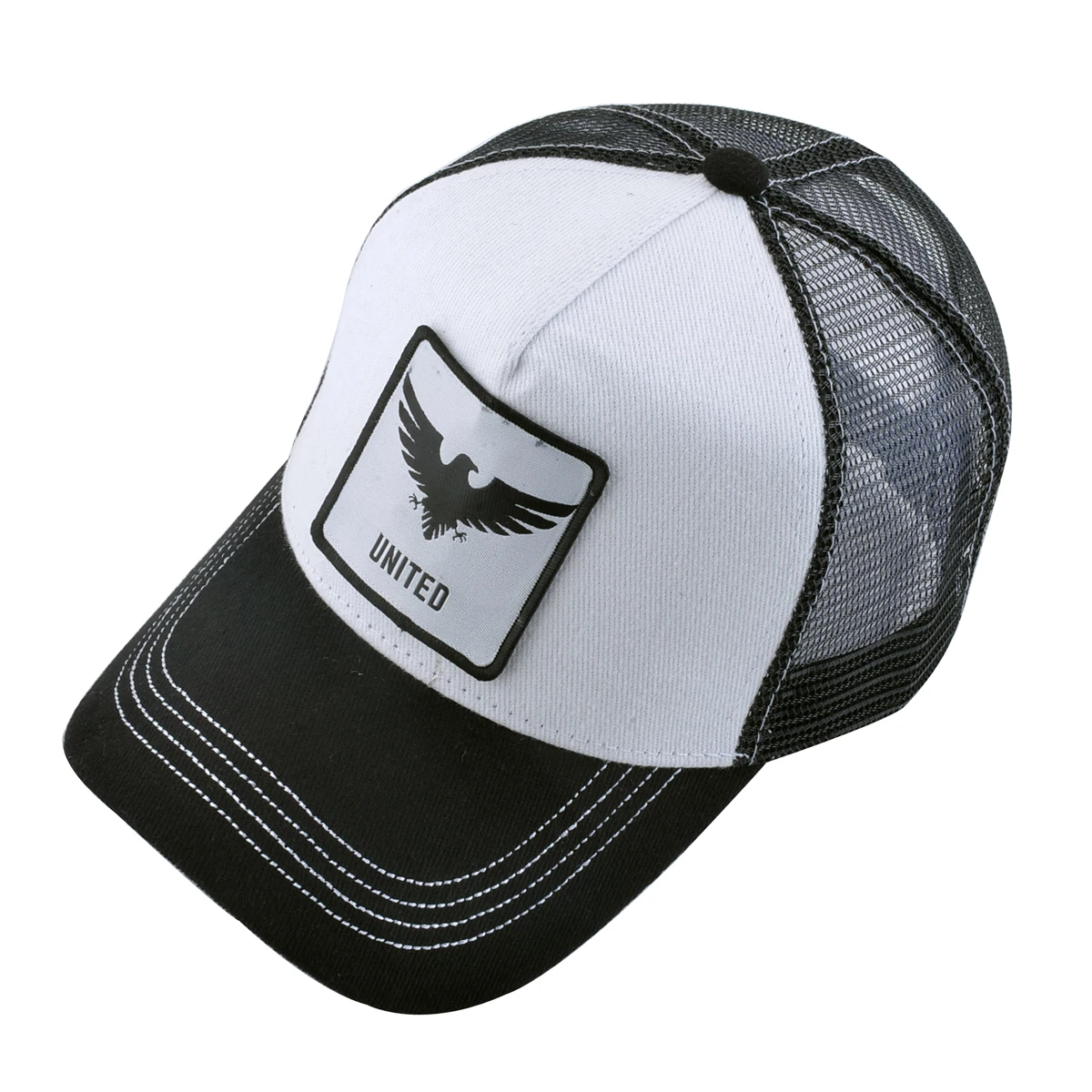 Baseball Cap With Patch Men's Snapback Baseball Hat Four Seasons Outdoor Visor Caps Women Black White Casual Cap