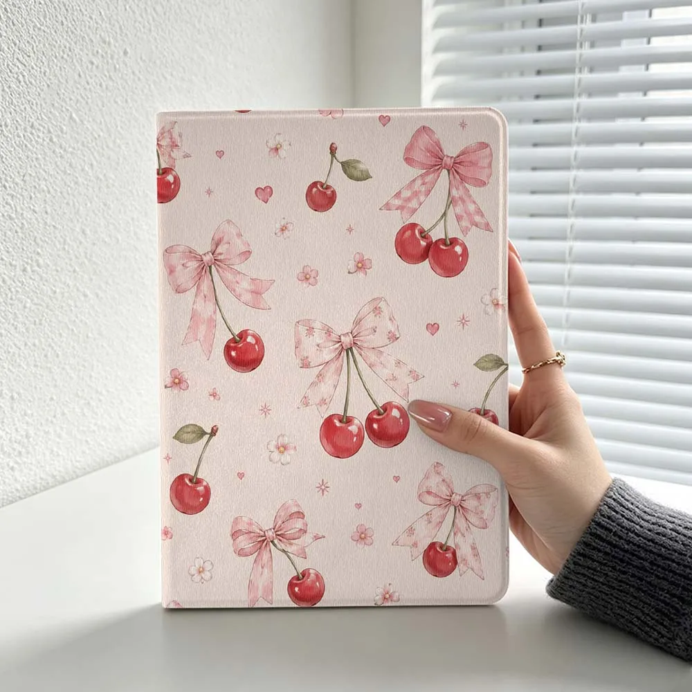 Cartoon Floral Patchwork Bow For Lenovo Xiaoxin Lenovo Tab Pad Pro Plus K11 P12 M10 Legion Y900 Soft Inch Tablet Case Cover