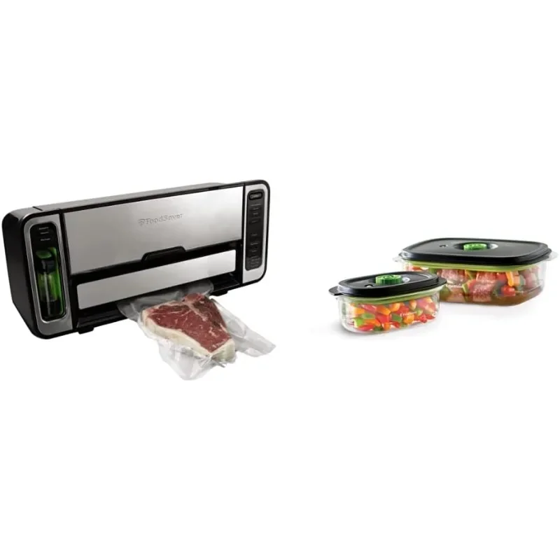 HAOYUNMA Machine with Express Vacuum Seal with Sealer Bags and Roll and Handheld Vacuum Sealer for Airtight Food Storage