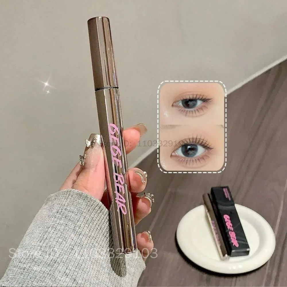 Seidenfaser-Mascara, die die Wimpern verlängert, Wimpernverlängerung, wimpern, wasserdicht, schnell trocknend, braun, schwarz, Curling-Mascara Comestic