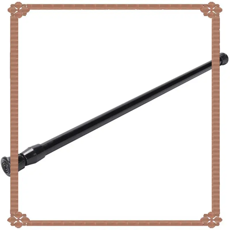 24-Hour Delivery 8X Spring Extendable Loaded Curtain Rail Pole Telescopic Bath Window Tension Rod,40-70Cm