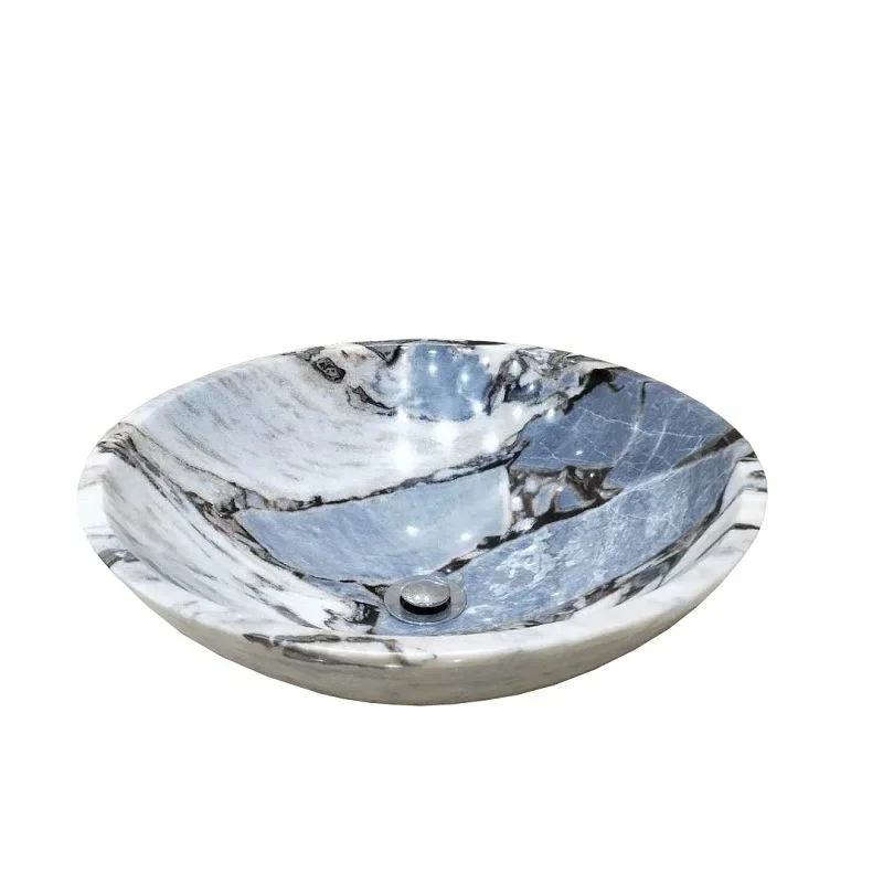 

Stone light luxury countertop basin, washbasin, natural stone art, bathroom washbasin