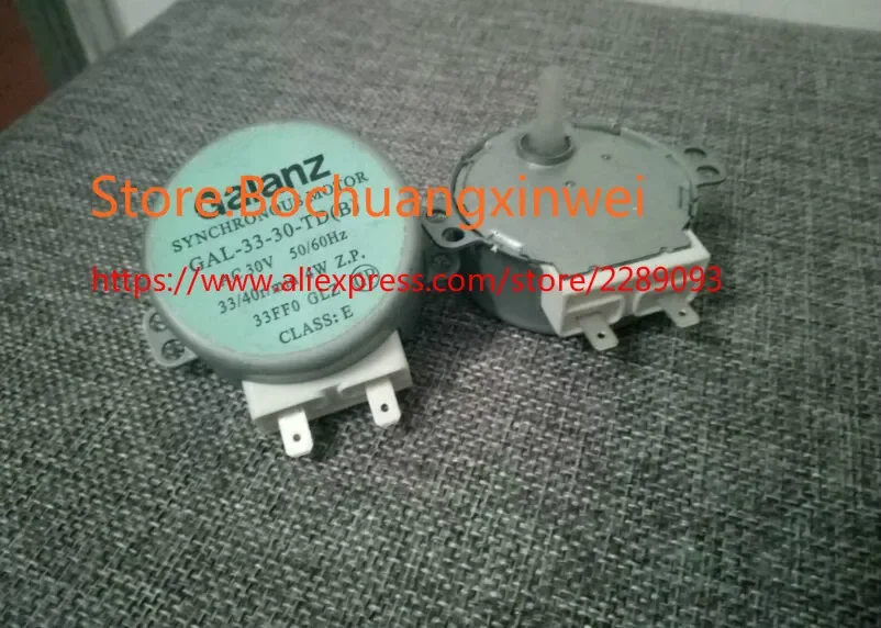 GAL-33-30-TD(B) GAL-33-30-TD AC 30V 50/60Hz 33/40r/Minมอเตอร์แบบซิงโครนัส4W,ไมโครเวฟTurntableมอเตอร์กวนมอเตอร์