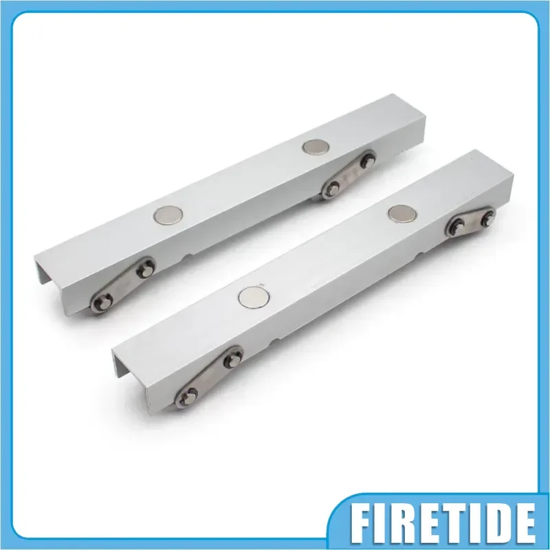 2PCS Horizontal Fiber Optic Cable Spool Holder Aluminum Alloy Reel Stand Magnetic Storage 150KG Load For Telecom Installation