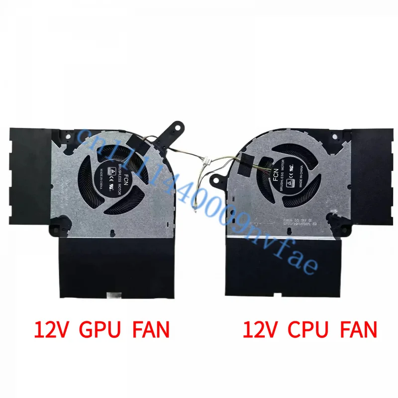 CPU +GPU Fan for ASUS Rog Strix Scar 17 2020 GL732LXS GL732LWS RTX2080 Series DFSCK22115181G FMB7 13NR0430P01011 DC12V 0.2