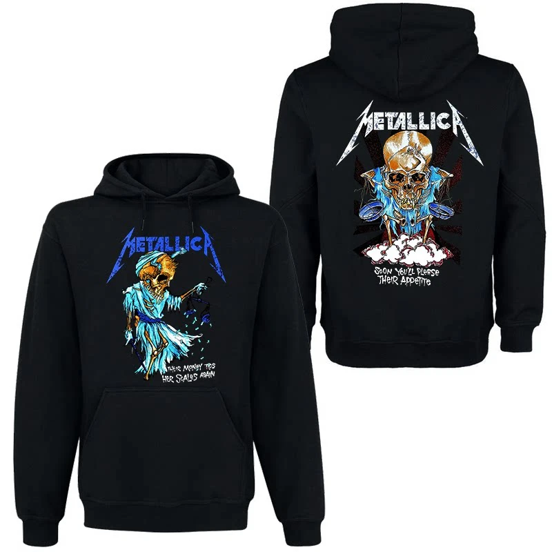 2026 Neues, seltenes METALLICA Rock Dark Style Album-Set, langärmeliges Kapuzensweatshirt für Herren und Damen aus Europa und Amerika – Detail 27