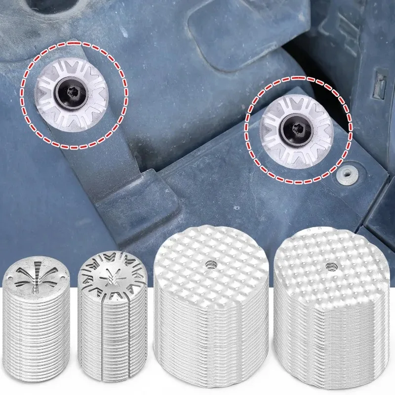 For VW Audi BMW Pad Exhaust Pipe Heat Insulation Front Bulkhead High Temp Protection Mounting Repair Accessories 1/2/5 Sets