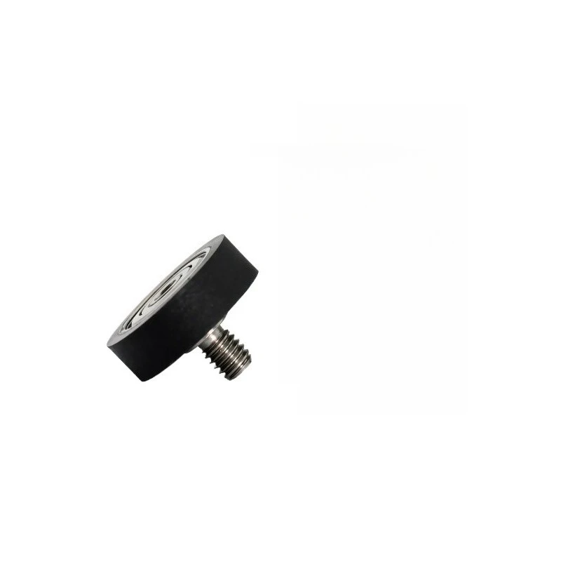 For 3D Printer with Screw Pulley Bearing 6000ZZ Polyurethane Rubber-coated External Thread Bearing