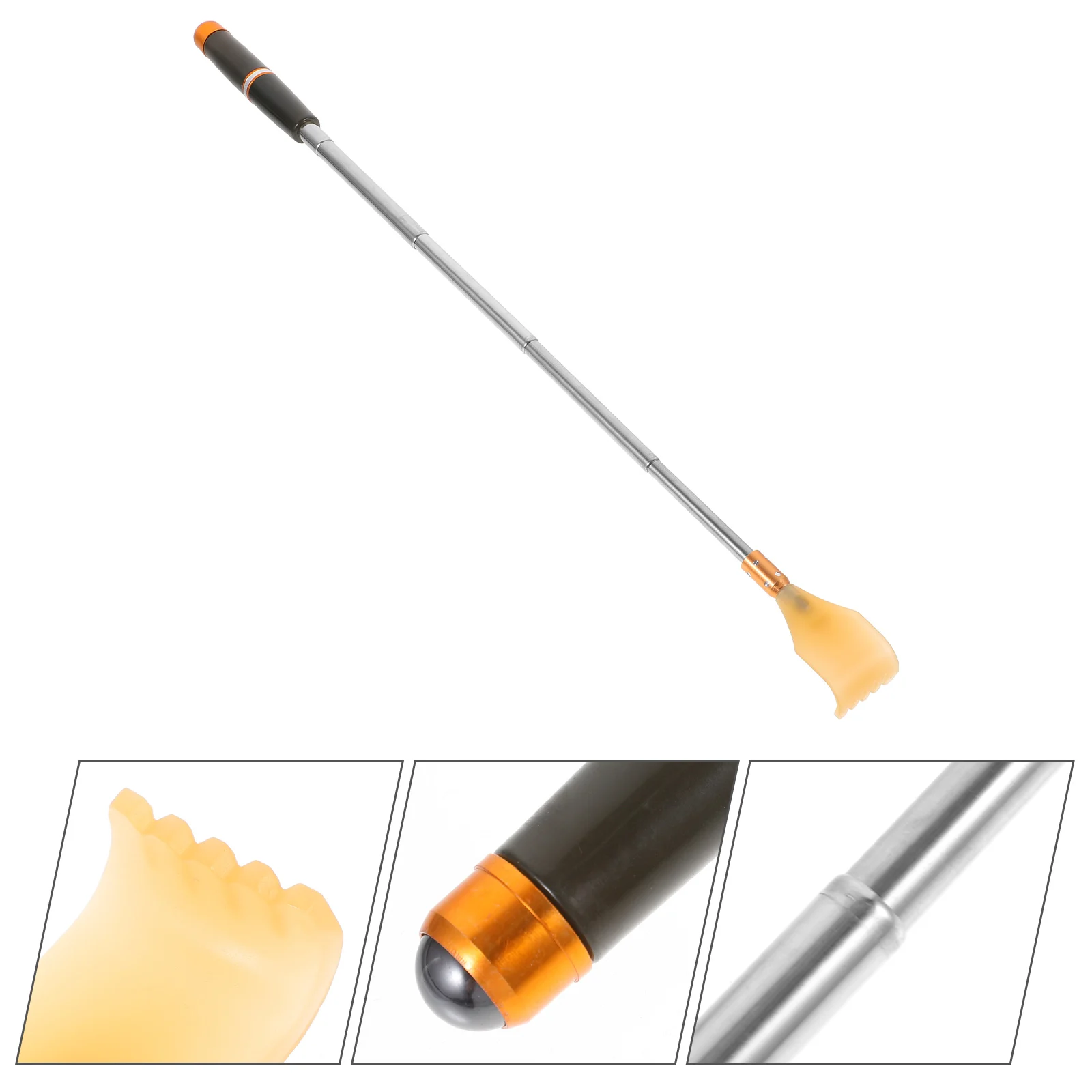 

Premium Resin Back Scratcher Long Handle Durable Body Massager Portable Retractable Claw Itch Relief Tool For Elderly Men Women