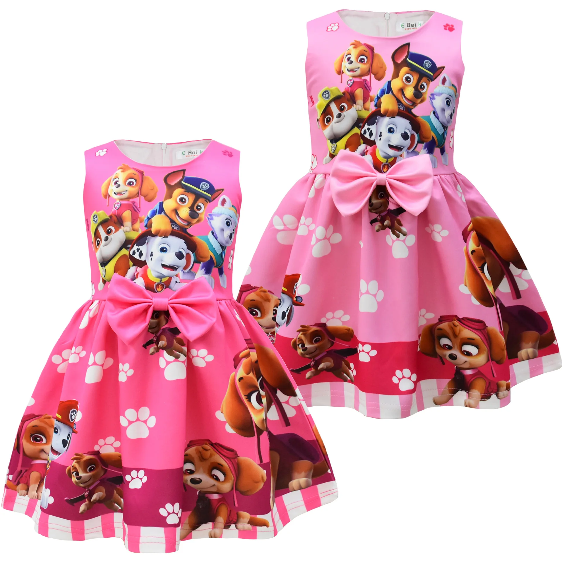 Cosplay PAW PATROL Costume Girl Dress Girl Fancy Dresses for Halloween Princess Dress Christmas Clothing Spirng And Autumn