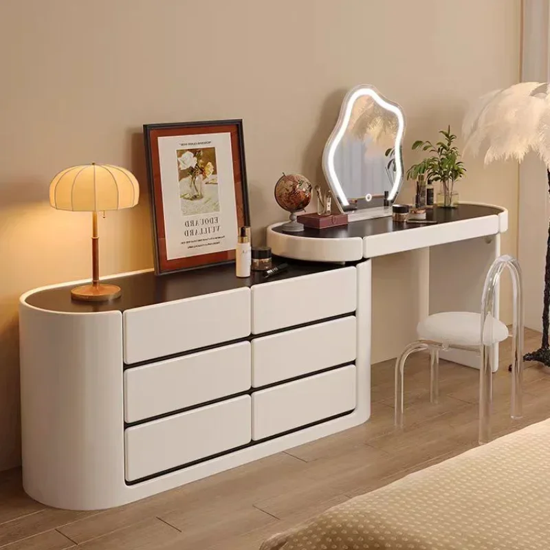 

Storage Nordic Dressing Table Sets Study Chair Mirror Dressing Table Drawer Modern Salon Tocador Maquillaje Bedroom Furniture