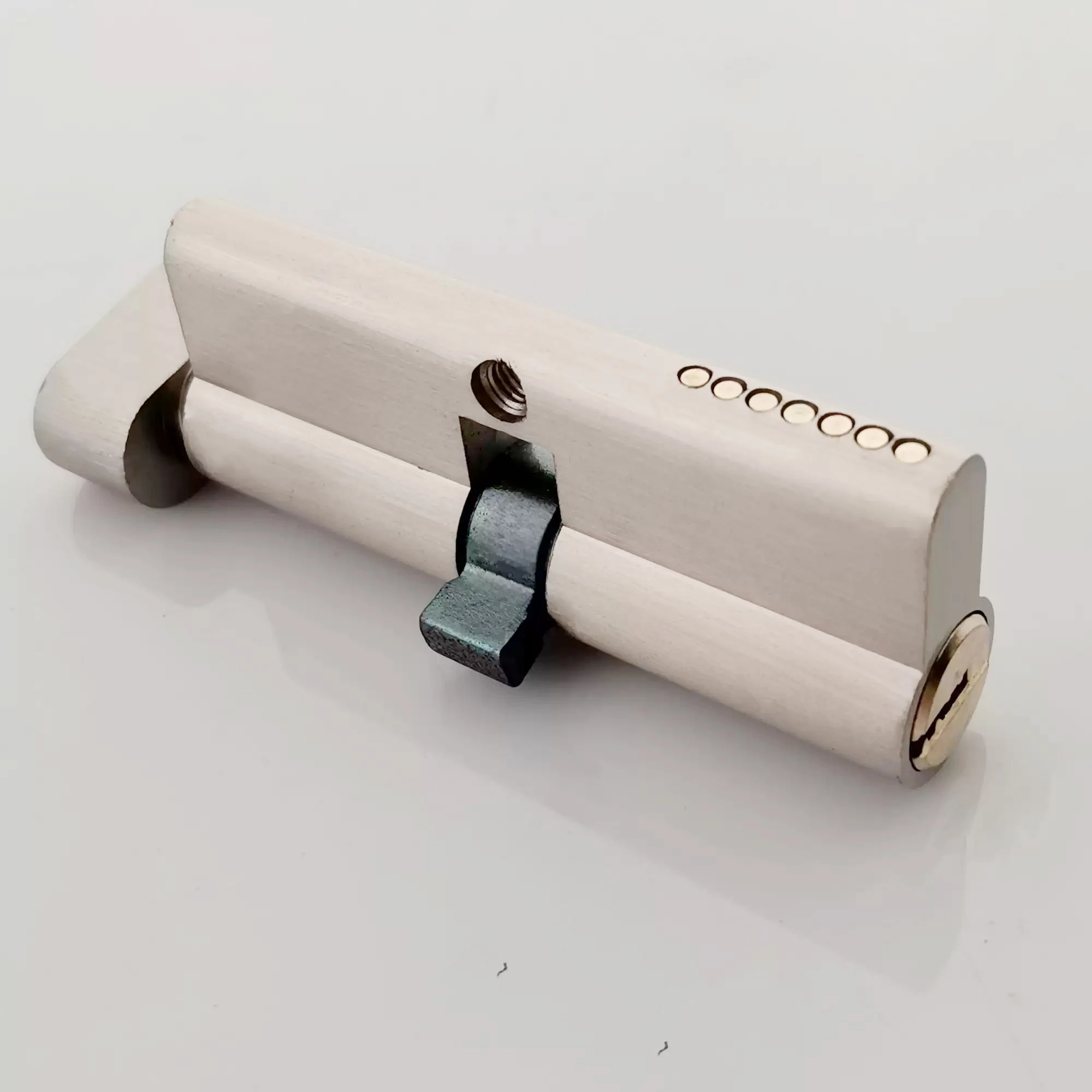 DIY Security Door Cylinder 50-100mm Copper Lock for Interior Bedroom Living Handle Brass Key - Home Improvement Hardware