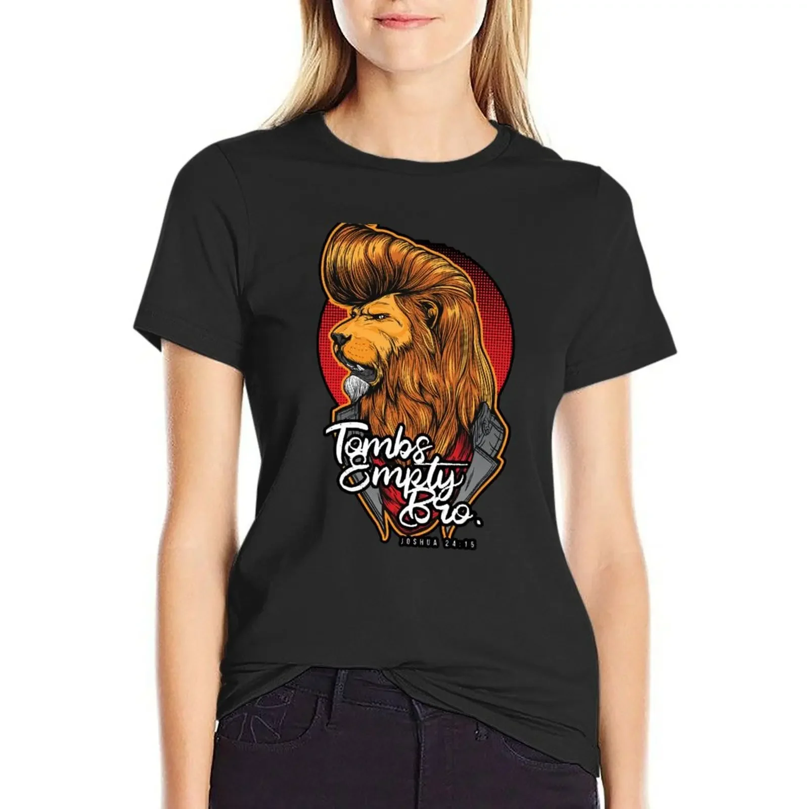 Toms Empty Bro - Lion T-Shirt lady clothes Blouse cute clothes Women's t-shirt