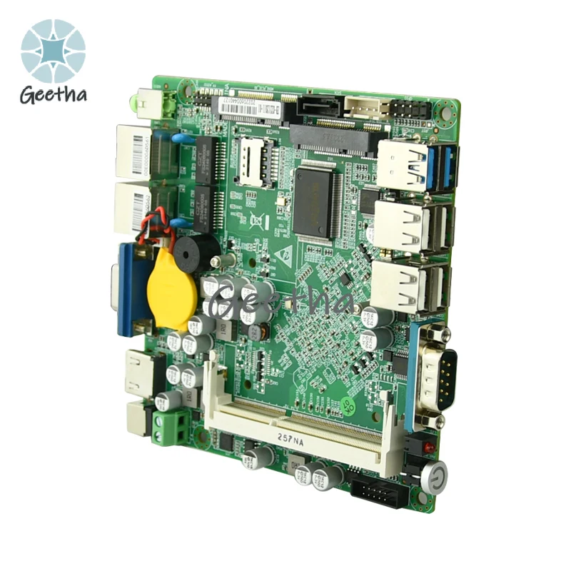 Für 2024 Neue Mini Motherboard EP-2120 Intel CPU J1900/J1800 2LAN/DDR3 Unterstützung 8 GB Speicher Computer server Industrie Motherboard