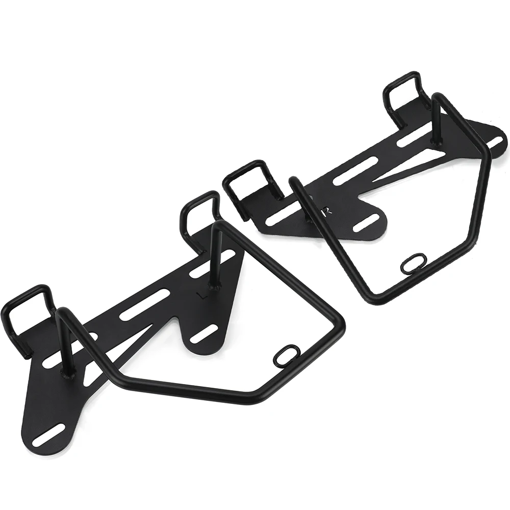 For Honda Rebel 250 300 500 1100 DCT Motorcycle Left Right Luggage Side Rack Bracket Set For Kawasaki W400 W650 W800 VN250