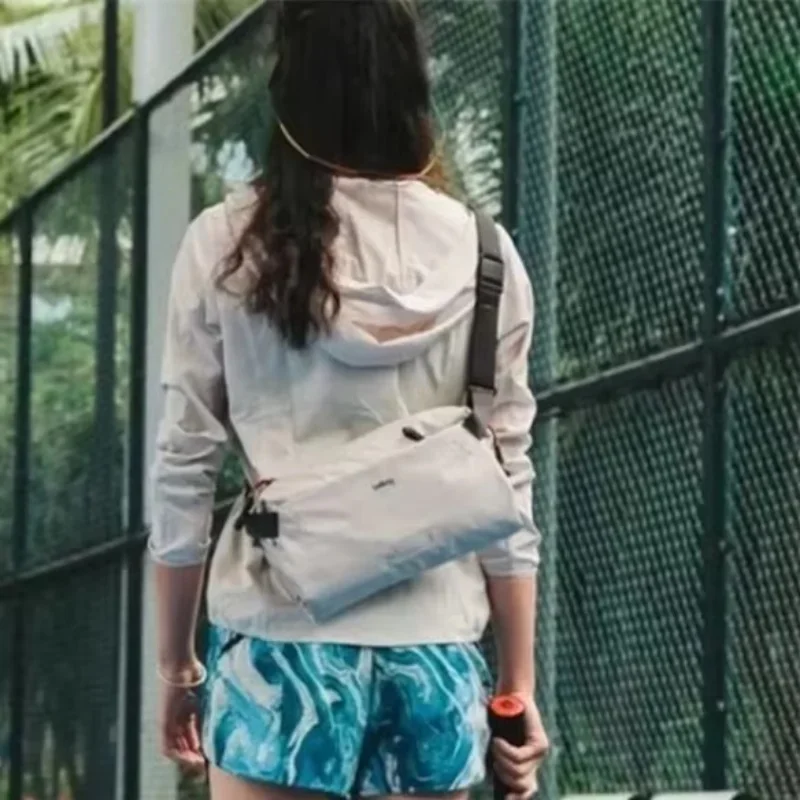 Brand 7L Lightweight Mini Crossbody Bag, Unisex Shoulder Bag, Portable Commuter Crossbody Bag, Waterproof Outdoor Chest Bag