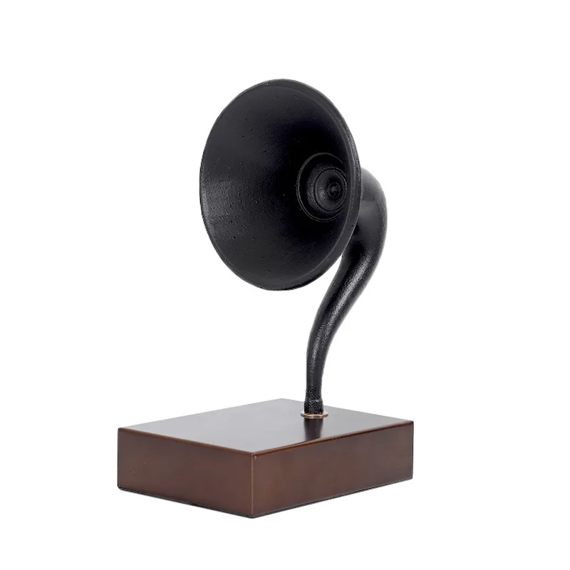 CX modern music theme simulation vertical vinyl retro record player phonograph model room sales office study ornament