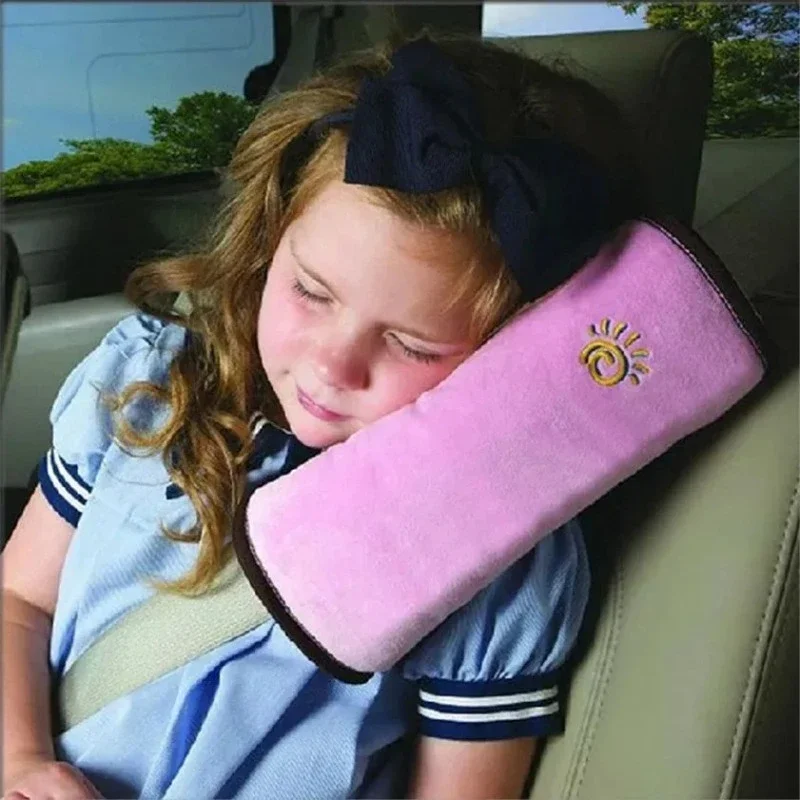 ​​Car Seat Shoulder Pad Cover for Babies - Soft Safety Belt Sleeve Protector​
