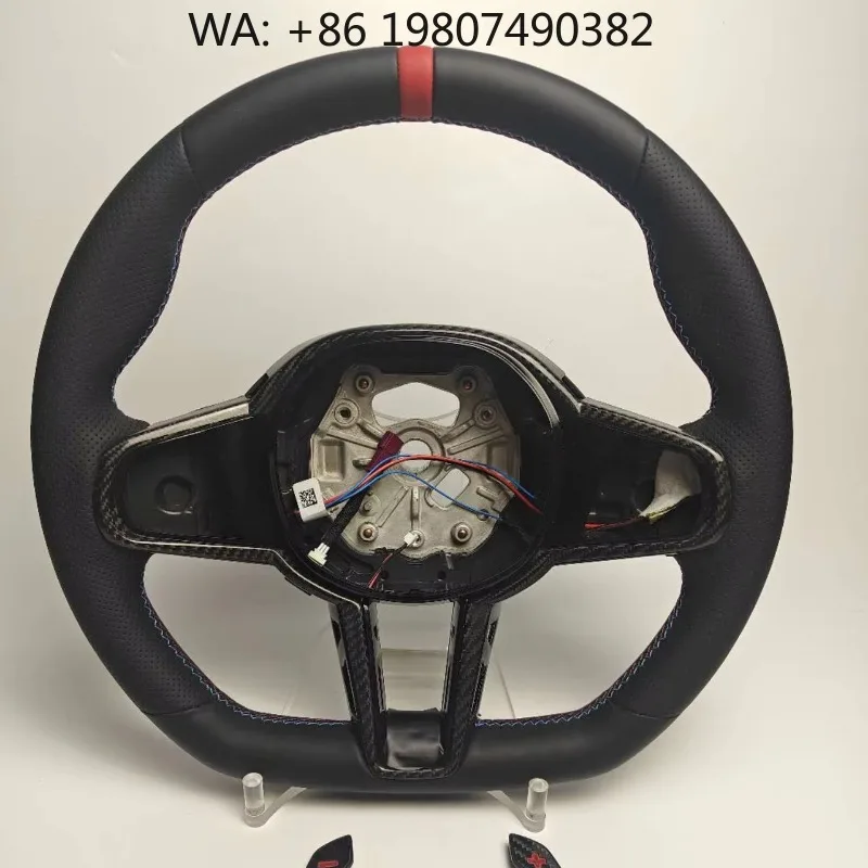 

3K Twill Glossy Carbon Fiber Steering Wheel Custom M Sport For Compact Auto Interior Upgrade