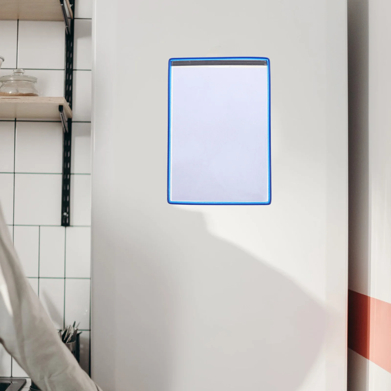 

Магнитный держатель для файлов, карман для документов для холодильника, доски, органайзер для хранения маркеров для сухого стирания