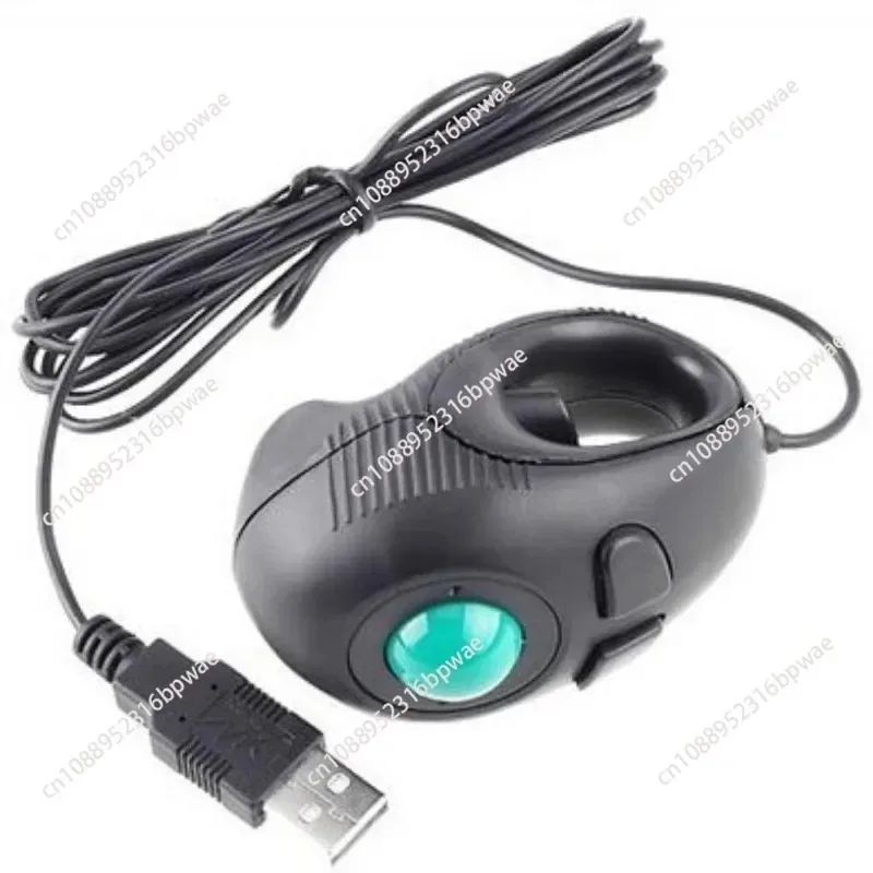 

Беспроводная вертикальная мышь-трекбол 2,4 ГГц, управляемая большим пальцем, 10 м, портативная, 1600 DPI, оптическая